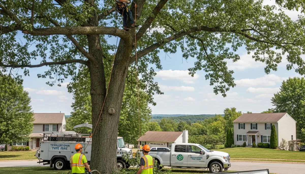 Professional tree removal service in Allentown PA with certified arborists and safe equipment